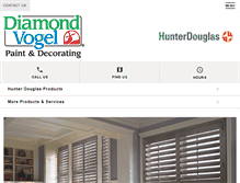 Tablet Screenshot of diamondvogeldecoratingomaha.com